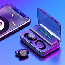 Load image into Gallery viewer, HiFi Waterproof Touch Control Headset - Bluetooth 5.0 Earphones Wireless Earbuds With Power Box for Swimmers Sports/Games