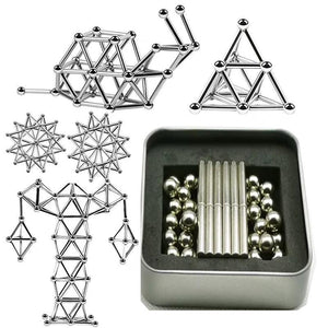 DIY Magnetic Sticks And Balls - 40% OFF TODAY !! - Designer Building Blocks Construction Set Magnet Toys Children Adults